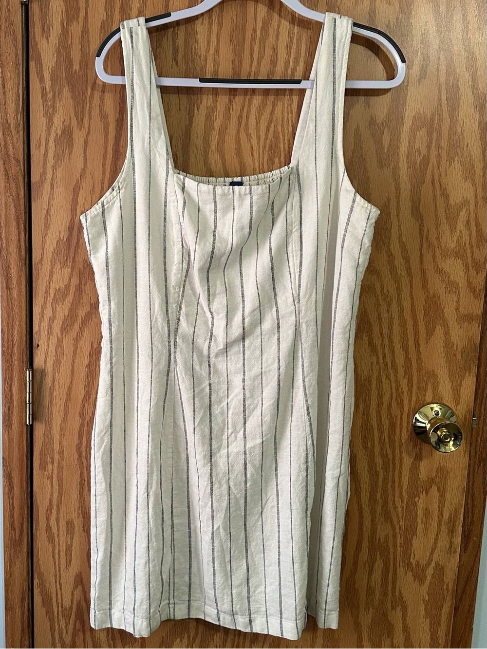 Old Navy Square Neck Linen Blend Mini Dress Size XL